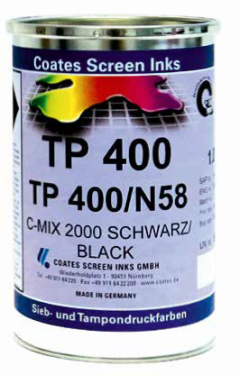TP 400 - Die neue Tampondruckfarbe aus dem Hause Coates Screen Inks GmbH